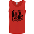 Can I Metal Detect Funny Detector Detecting Mens Vest Tank Top Red