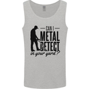 Can I Metal Detect Funny Detector Detecting Mens Vest Tank Top Sports Grey
