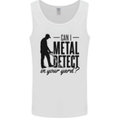 Can I Metal Detect Funny Detector Detecting Mens Vest Tank Top White
