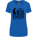 Can I Metal Detect Funny Detector Detecting Womens Wider Cut T-Shirt Royal Blue