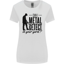 Can I Metal Detect Funny Detector Detecting Womens Wider Cut T-Shirt White