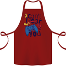 Can't Hear You Gamer Video Games Joypad Cotton Apron 100% Organic Maroon