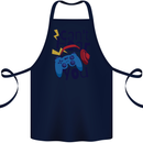 Can't Hear You Gamer Video Games Joypad Cotton Apron 100% Organic Navy Blue
