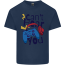 Can't Hear You Gamer Video Games Joypad Mens Cotton T-Shirt Tee Top Navy Blue