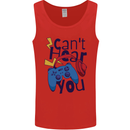 Can't Hear You Gamer Video Games Joypad Mens Vest Tank Top Red