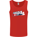Canada Day Canadian Flag Mens Vest Tank Top Red