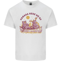 Canada Here We Go Moose and Bear Canadian Kids T-Shirt Childrens White