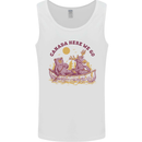 Canada Here We Go Moose and Bear Canadian Mens Vest Tank Top White