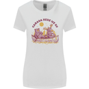 Canada Here We Go Moose and Bear Canadian Womens Wider Cut T-Shirt White