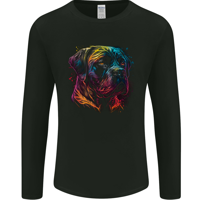 Cane Corso Dog Mens Long Sleeve T-Shirt Black