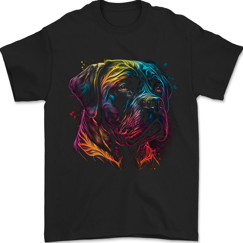 Cane Corso Dog Mens T-Shirt 100% Cotton Black