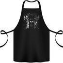 Cane Corso Head Shot Dog Cotton Apron 100% Organic Black