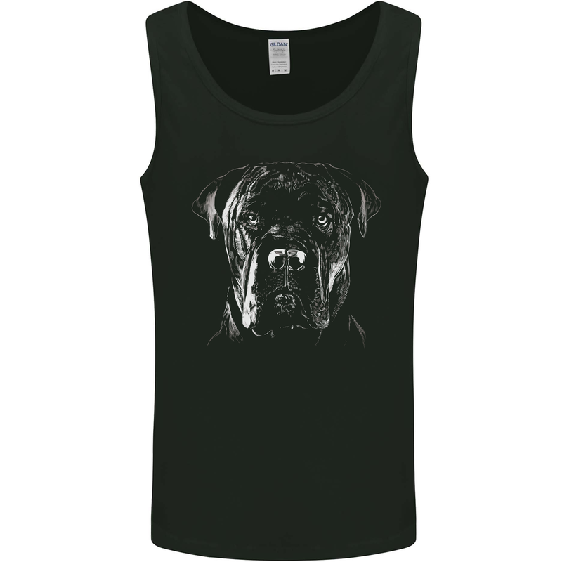 Cane Corso Head Shot Dog Mens Vest Tank Top Black