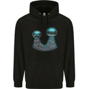 Cannabis Trichome Weed Childrens Kids Hoodie Black