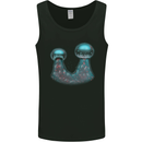 Cannabis Trichome Weed Mens Vest Tank Top Black