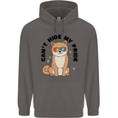 Cant Hide My Pride Funny Gay Pride Dog LGBT Mens 80% Cotton Hoodie Charcoal