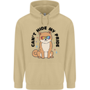 Cant Hide My Pride Funny Gay Pride Dog LGBT Mens 80% Cotton Hoodie Sand