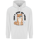 Cant Hide My Pride Funny Gay Pride Dog LGBT Mens 80% Cotton Hoodie White