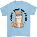 Cant Hide My Pride Funny Gay Pride Dog LGBT Mens T-Shirt 100% Cotton Light Blue
