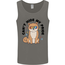 Cant Hide My Pride Funny Gay Pride Dog LGBT Mens Vest Tank Top Charcoal