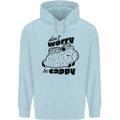 Cappybara Dont Worry Be Cappy Childrens Kids Hoodie Light Blue