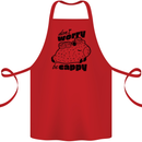 Cappybara Dont Worry Be Cappy Cotton Apron 100% Organic Red