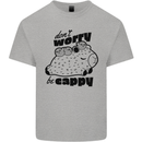 Cappybara Dont Worry Be Cappy Kids T-Shirt Childrens Sports Grey