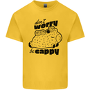 Cappybara Dont Worry Be Cappy Kids T-Shirt Childrens Yellow
