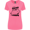 Cappybara Dont Worry Be Cappy Womens Wider Cut T-Shirt Azalea