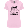 Cappybara Dont Worry Be Cappy Womens Wider Cut T-Shirt Light Pink