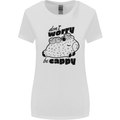 Cappybara Dont Worry Be Cappy Womens Wider Cut T-Shirt White