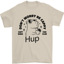 Capybara Be Cappy Funny Mens T-Shirt 100% Cotton Sand