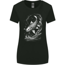 Carp Fish on a Line Fishing Fisherman Womens Wider Cut T-Shirt Black