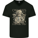 Cash Rules Everything Baby Money Hustle Mens V-Neck Cotton T-Shirt Black