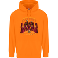 Cat Cult Evil Feline Devil Worship Satanic Childrens Kids Hoodie Orange