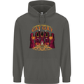 Cat Cult Evil Feline Devil Worship Satanic Childrens Kids Hoodie Storm Grey