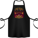 Cat Cult Evil Feline Devil Worship Satanic Cotton Apron 100% Organic Black