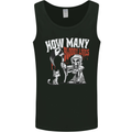 Cat Grim Reaper and 9 Bloody Lives Funny Mens Vest Tank Top Black