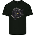 Cat Hole Kids T-Shirt Childrens Black