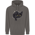 Cat Hole Mens 80% Cotton Hoodie Charcoal