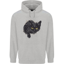 Cat Hole Mens 80% Cotton Hoodie Sports Grey