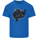 Cat Hole Mens Cotton T-Shirt Tee Top Royal Blue