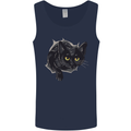 Cat Hole Mens Vest Tank Top Navy Blue