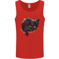 Cat Hole Mens Vest Tank Top Red