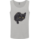 Cat Hole Mens Vest Tank Top Sports Grey