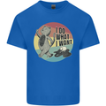 Cat I Do What I Want Funny Coffee Mens Cotton T-Shirt Tee Top Royal Blue