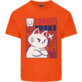 Cat Love Sucks Anti Valentines Singles Day Kids T-Shirt Childrens Orange