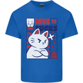 Cat Love Sucks Anti Valentines Singles Day Kids T-Shirt Childrens Royal Blue