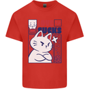 Cat Love Sucks Anti Valentines Singles Day Mens Cotton T-Shirt Tee Top Red
