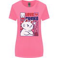 Cat Love Sucks Anti Valentines Singles Day Womens Wider Cut T-Shirt Azalea